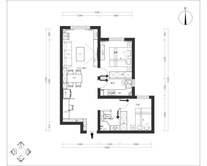 80㎡的兩室一廳怎么設(shè)計？不如看看這兩套徐建平的作品！