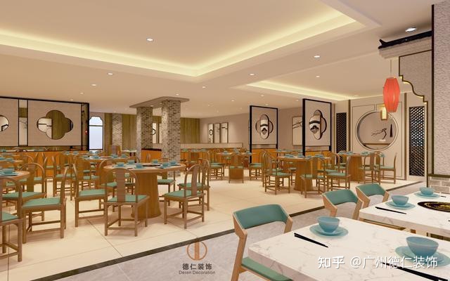 廣州餐飲店裝修設計，廣州中式餐廳裝修設計，營造舒適優(yōu)雅的環(huán)境