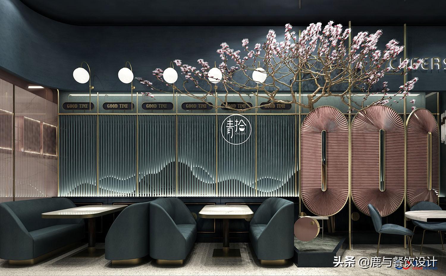 餐廳設(shè)計(jì)的時(shí)候背景墻如何進(jìn)行搭配？鹿與餐飲設(shè)計(jì)